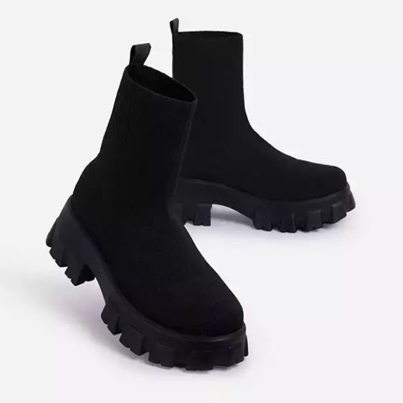 Platform Sock Boots - Picture 4 of 13